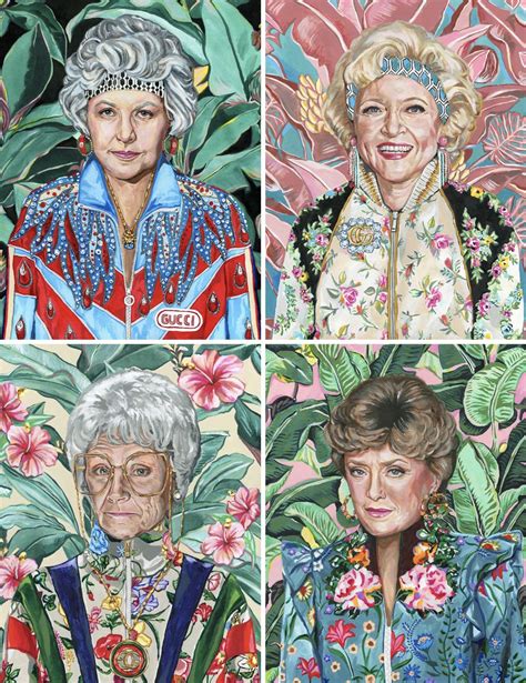 golden girls pictures gucci|The Viral 'Golden Girls' Portraits Are Selling Out at .